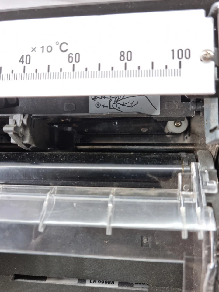 YOKOGAWA TEMPERATURE CHART RECORDER 0-100C PANEL MOUNT FOR PARTS OR REPAIR